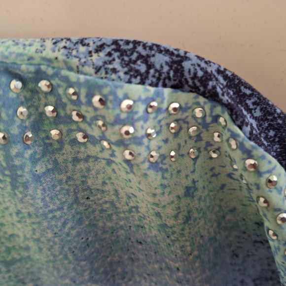 Ombre Scoop-Neck Tunic in Blue-Green by - Picture 11 of 11